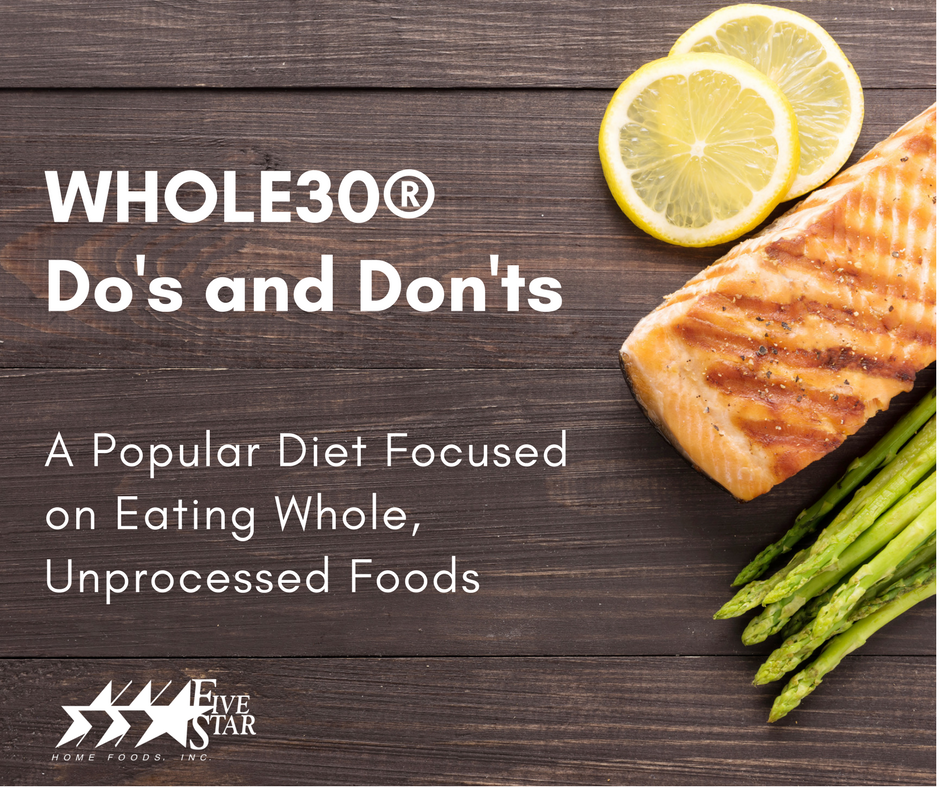How To Complete the Whole30 Program with Five Star Home Foods