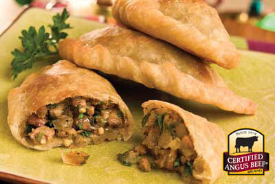 Sirloin Empanadas recipe provided by the Certified Angus Beef® brand.